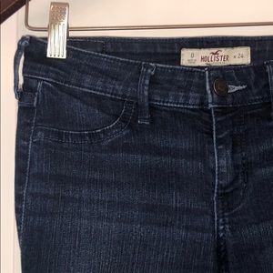 Ankle Length Dark Wash Hollister Jean